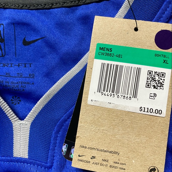 Mens New With Tags Size XL Dallas Mavericks #6 NBA Basketball Jersey. - Picture 7 of 8